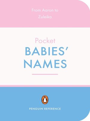 cover image of The Penguin Pocket Dictionary of Babies' Names